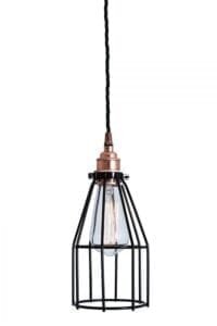 Lima Pendant Light Industrial Caged Pendants Great Lighting UK Ltd