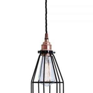 Lima Pendant Light Industrial Caged Pendants Great Lighting UK Ltd