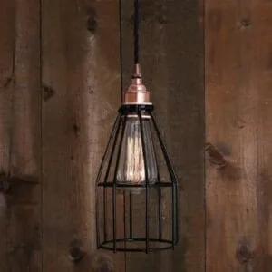 Lima Pendant Light Industrial Cage Lights Great Lighting UK Ltd