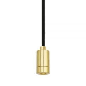 Pori Modernist Brass Mini Pendant Light Small Pendant Lights Great Lighting UK Ltd