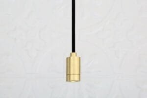 Pori Modernist Brass Mini Pendant Light Modern Single Pendants Great Lighting UK Ltd