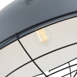 Austin Large Factory Cage Pendant Light 53cm Industrial Caged Pendants Great Lighting UK Ltd