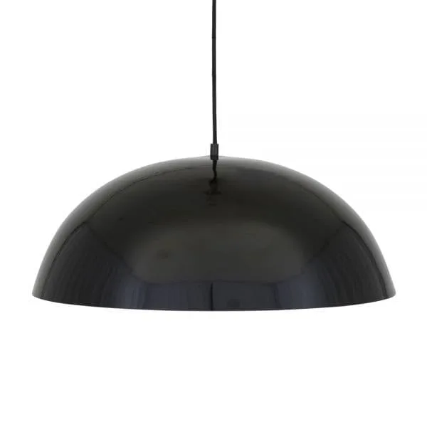 Prague Metal Dome Pendant Light 53cm Industrial Pendant Lights Great Lighting UK Ltd