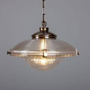 Ozark Victorian Vintage Glass Pendant Light 33cm Glass & Globe Lights Great Lighting UK Ltd