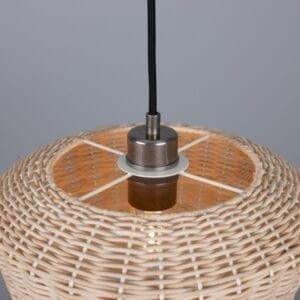 Manila Large Rattan Pendant Light 30cm Rattan & Rafia Lighting Collection Great Lighting UK Ltd