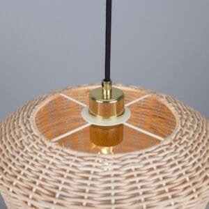 Manila Large Rattan Pendant Light 30cm Rattan & Rafia Lighting Collection Great Lighting UK Ltd