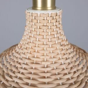 Savannah Small Bell-Shaped Rattan Pendant Light 24cm Rattan & Rafia Lighting Collection Great Lighting UK Ltd