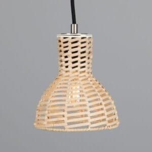 Malta Small Rattan Pendant Light 15cm Rattan & Rafia Lighting Collection Great Lighting UK Ltd