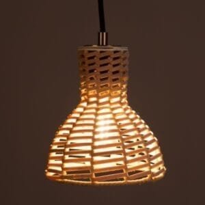 Malta Small Rattan Pendant Light 15cm Rattan & Rafia Lighting Collection Great Lighting UK Ltd