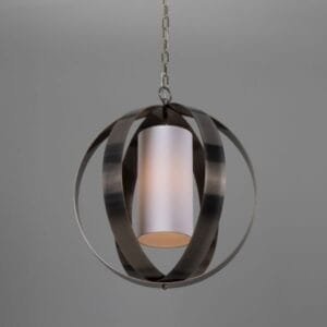 Modern Brass 50cm Denton Lantern Pendant Large Single - 3 Arm Pendants Great Lighting UK Ltd