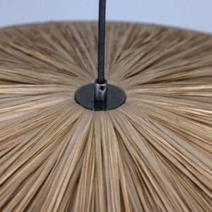 Syracuse Raffia Brick Tassel Pendant Light 78cm Rattan & Rafia Lighting Collection Great Lighting UK Ltd