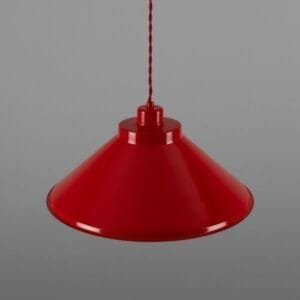 Rio Coloured Brass Pendant Light 38cm Kitchen Ceilings Lights Great Lighting UK Ltd