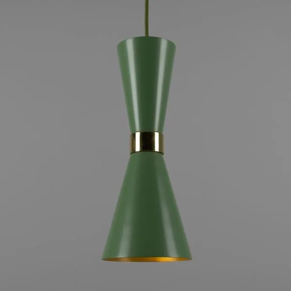 Cairo Coloured Cone Pendant Light - 8 Colours Bedroom Pendant Lights Great Lighting UK Ltd