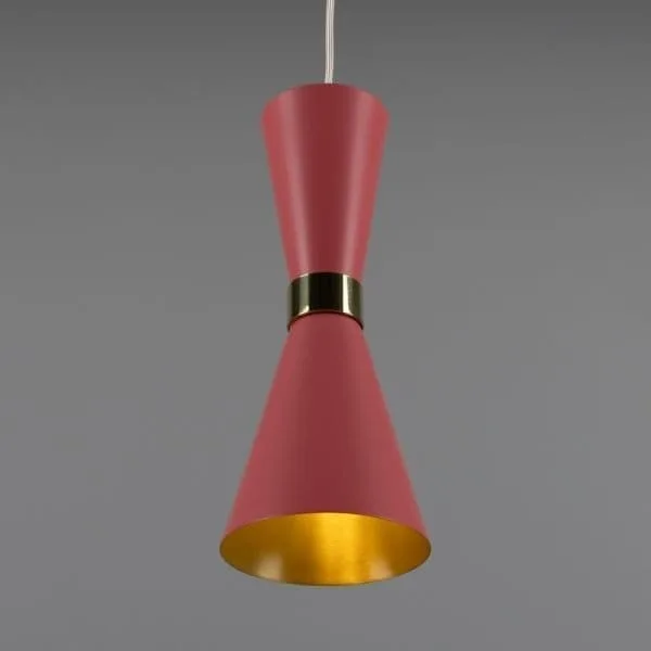 Cairo Coloured Cone Pendant Light - 8 Colours Bedroom Pendant Lights Great Lighting UK Ltd