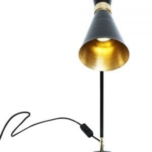 Cairo Mid-Century Brass Table Lamp Table Lamps Great Lighting UK Ltd