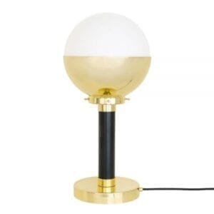 Florence Brass and Glass Globe Table Lamp Table Lamps Great Lighting UK Ltd