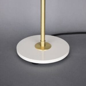 Astoria Reeded Glass and Brass Table Lamp Table Lamps Great Lighting UK Ltd