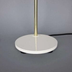 Aurora Reeded Glass and Brass Table Lamp Table Lamps Great Lighting UK Ltd