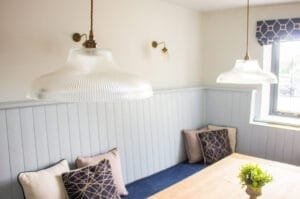 Mono Industrial Railway Pendant Light 40 cm Glass & Globe Lights Great Lighting UK Ltd