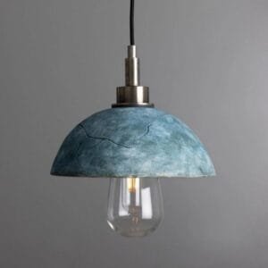 Blue Earth IP44 Kingii Ceramic Dome Bathroom Pendant Light Ceramic Bathroom Pendant Lights Great Lighting UK Ltd