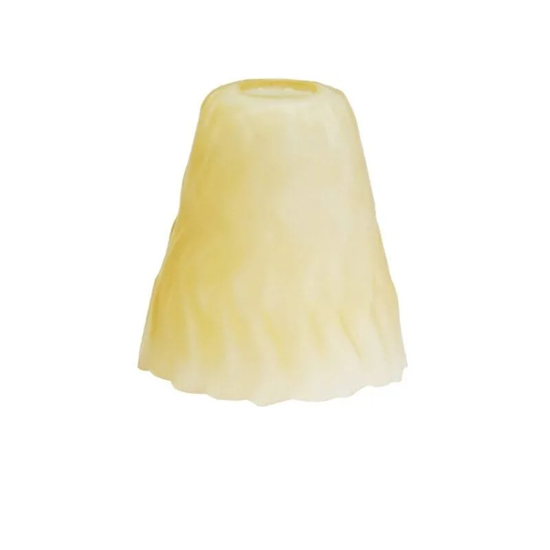 Cream Patterned Bell Glass Lamp Shade Glass Shades Great Lighting UK Ltd