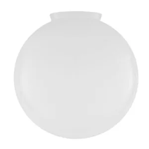 Large Opal Glass Globe Light Shade 40cm Glass Shades Great Lighting UK Ltd