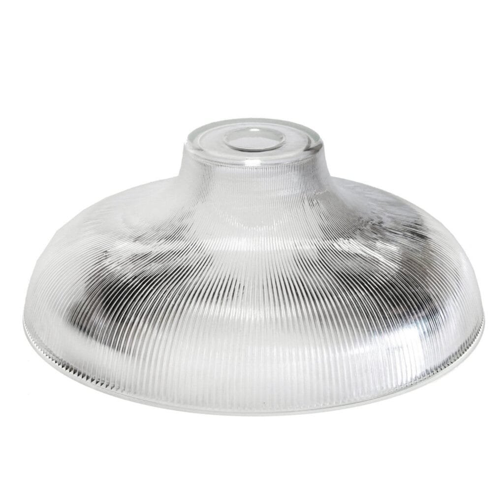 40cm Holophane Railway Glass Shade Glass Shades Great Lighting UK Ltd