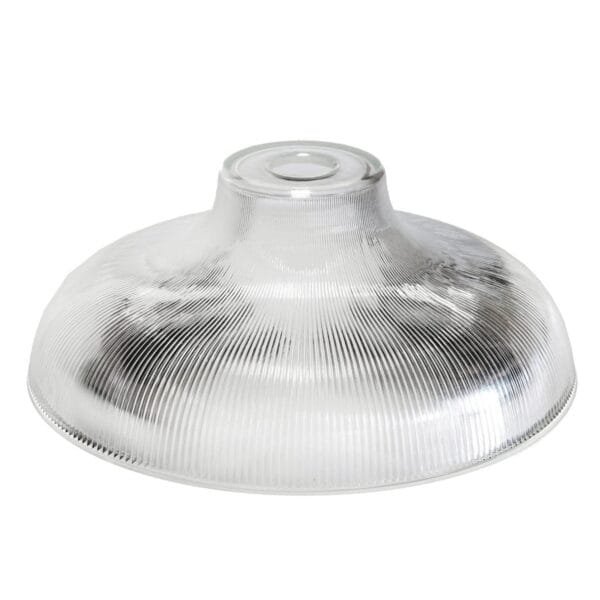 40cm Holophane railway glass shade