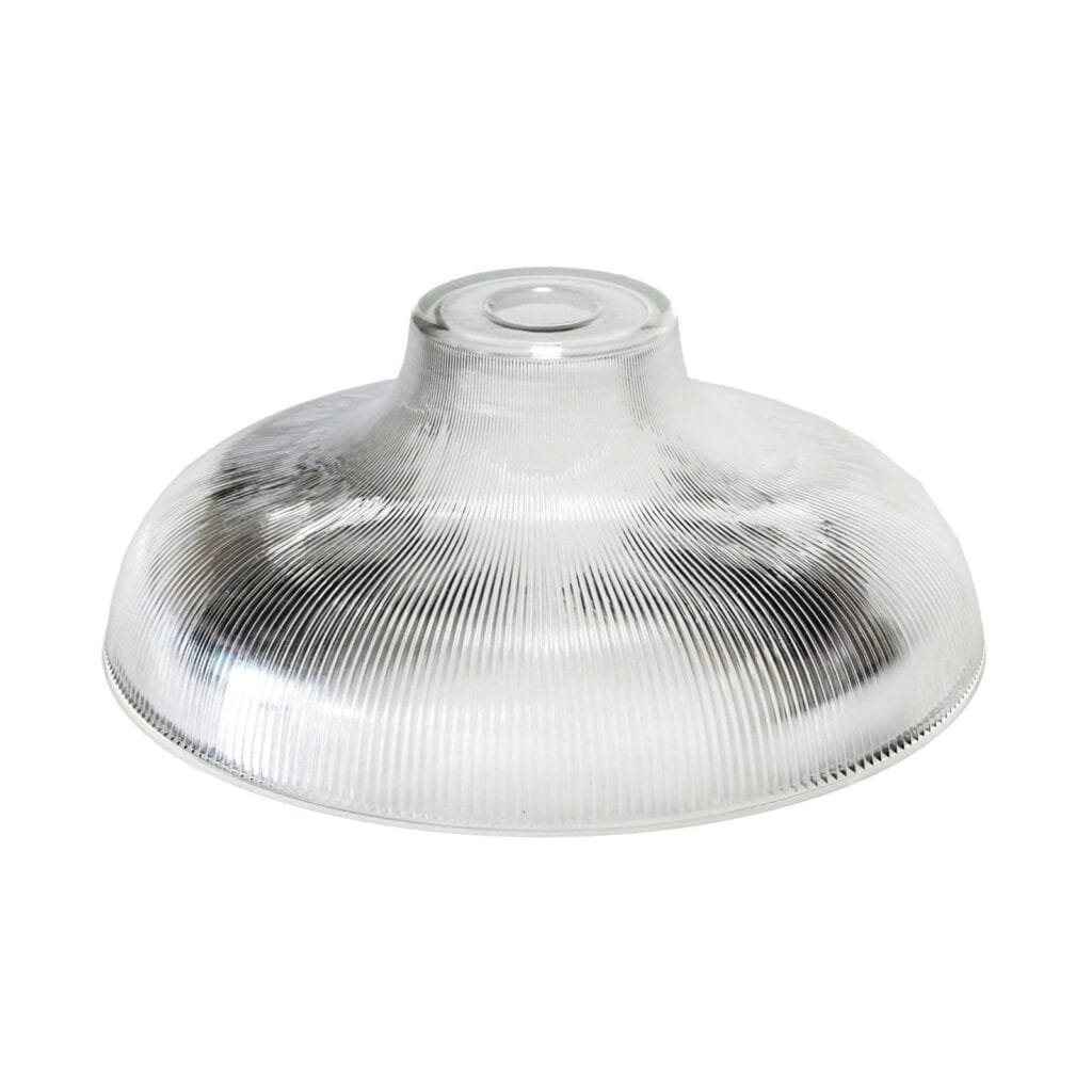 30cm Holophane Railway Glass Shade Glass Shades Great Lighting UK Ltd