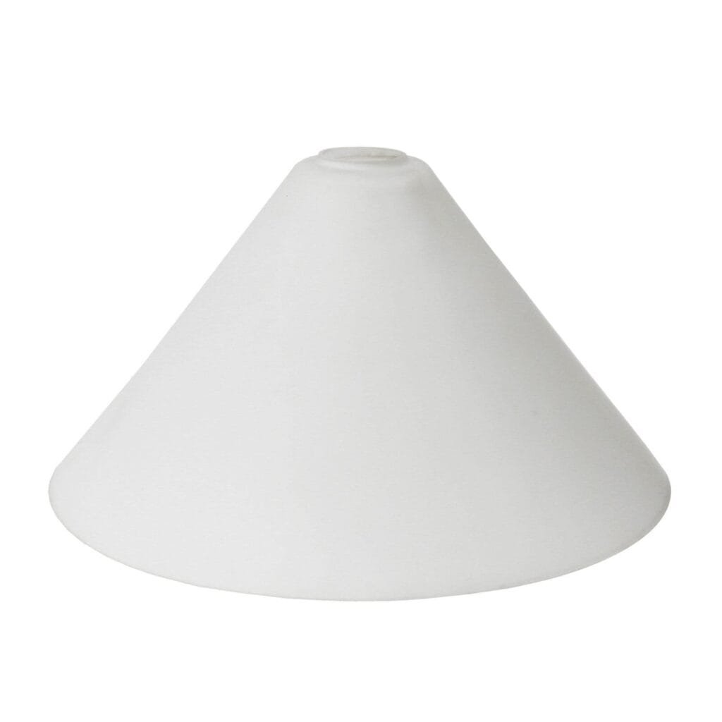 Opal Cone Pool Table Glass Lamp Shade Glass Shades Great Lighting UK Ltd