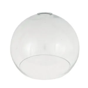 Clear open globe glass lamp shade 35cm Glass Shades Great Lighting UK Ltd