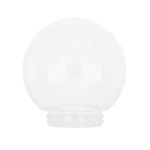 Clear Threaded Globe Glass Lamp Shade 15cm Glass Shades Great Lighting UK Ltd