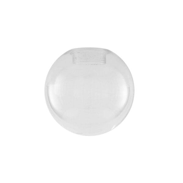 Clear Glass Globe 17cm, E27 Internal thread