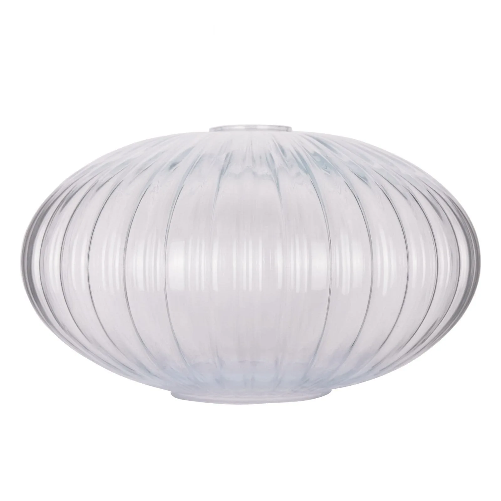 Reeded Oval Glass Lamp Shade 30cm Glass Shades Great Lighting UK Ltd