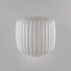 Reeded Cylindrical Opal Glass Lamp Shade 20cm Glass Shades Great Lighting UK Ltd