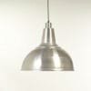 Large Industrial Kitchen Pendant Light Shade | 42cm Dia Raw Aluminium Large Industrial Pendant Lights Great Lighting UK Ltd