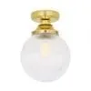 Cherith Prismatic Globe IP44 Bathroom Ceiling Light Bathroom Ceiling Lights Great Lighting UK Ltd