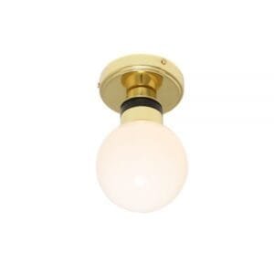 Ayr Small 12cm Bathroom Ceiling Globe IP65 Light Bathroom Ceiling Lights Great Lighting UK Ltd