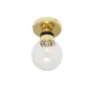 Ayr Small 12cm Bathroom Ceiling Globe IP65 Light Bathroom Pendant & Ceiling Lights Great Lighting UK Ltd