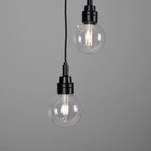 Seoul Hanging Pendant IP65 Five or Three Light Cluster Brass Pendants Great Lighting UK Ltd