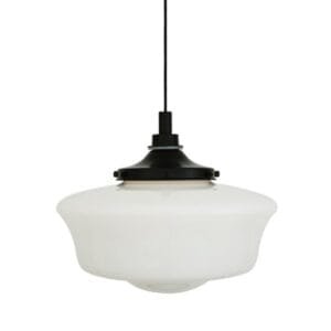 Traditional Schoolhouse Glass Pendant Light | The Anath IP44 Glass Globe IP44 Lights Great Lighting UK Ltd