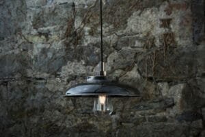 Darya IP65 Industrial Brass Pendant Light | Bathroom or Outside Brass Pendants Great Lighting UK Ltd