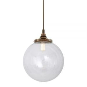 Laguna Bathroom Pendant Light 35 cm IP44 Glass Globe IP44 Lights Great Lighting UK Ltd