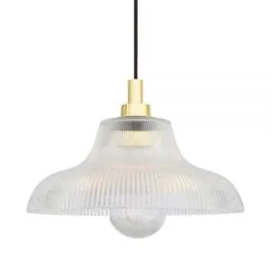 Aquarius 30cm Holophane Bathroom Pendant Light Holophane Pendants Great Lighting UK Ltd