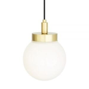 Jordan Bathroom Pendant Light IP65 | Clear or Opal Glass Bathroom Pendants Great Lighting UK Ltd