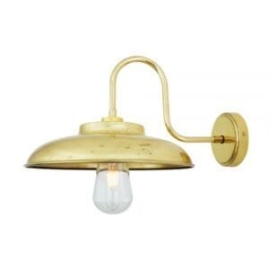 Darya Swan Neck Bathroom Wall Light IP65 Brass Bathroom Wall Sconces Great Lighting UK Ltd