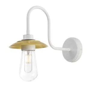 Ren Swan Neck Bathroom or Outdoor Wall Light Goose Neck Bathroom Lights Great Lighting UK Ltd