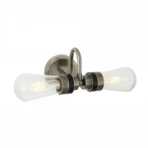 Michal Bathroom Wall Light IP65 Glass Bathroom Wall Sconces Great Lighting UK Ltd