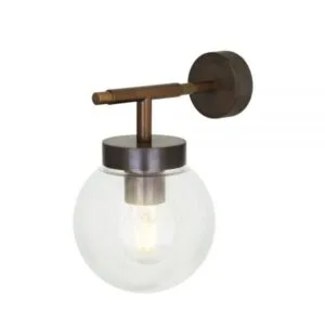 Marin Bathroom Wall light IP65 Glass Bathroom Wall Sconces Great Lighting UK Ltd