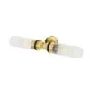 Double Rippled Glass Bathroom Wall Light IP65 Bathroom Wall Lights Great Lighting UK Ltd